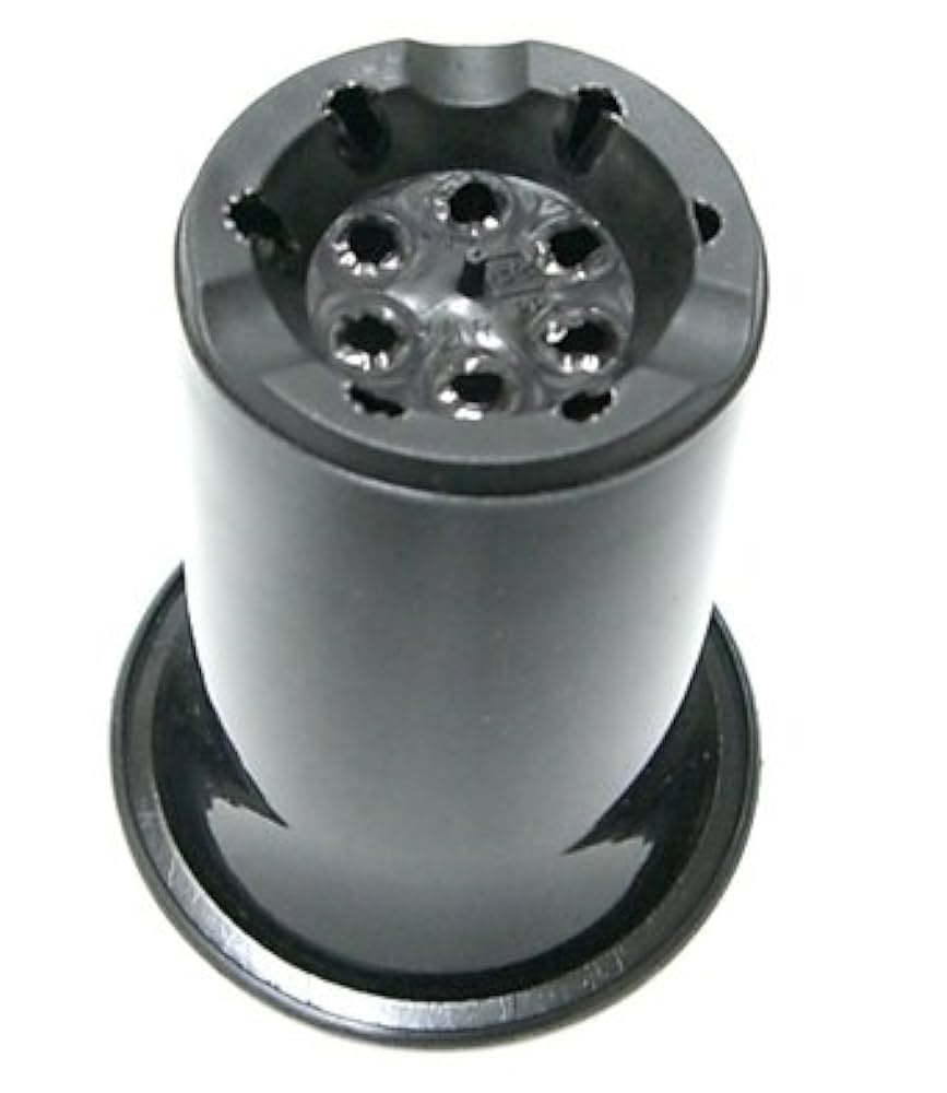 Amazon.co.jp: 洋蘭プラ鉢 4号 10個 黒ラン鉢 プラ鉢 12cm 薔薇